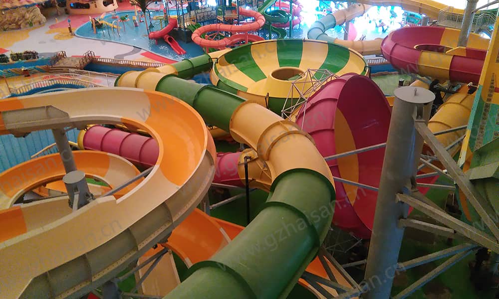 新疆燕窝水上乐园翻江倒海滑道组合 新疆燕窝水上乐园翻江倒海滑道组合